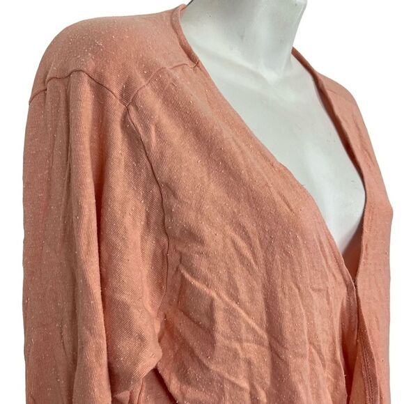 OUT FROM UNDER URBAN OUTFITTERS Pink Blouson Knit V-Neck Long Sleeve Top Shirt L - Picture 6 of 16